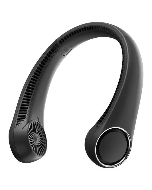 TurboFold Bladeless Neck Fan - Black