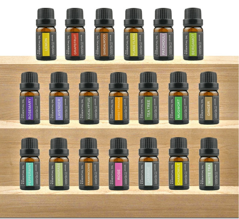 Aromatherapy Candle & Essential Oil Gift Set