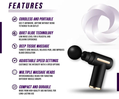 CorePulse Pro Massage Gun™ – Deep Tissue Percussion Therapy Device